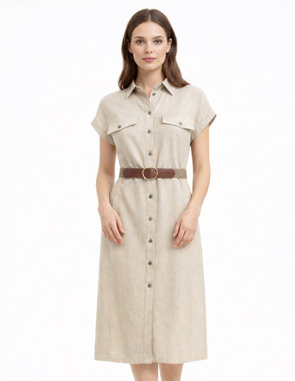 Vestido Chanel Beige Kinsley