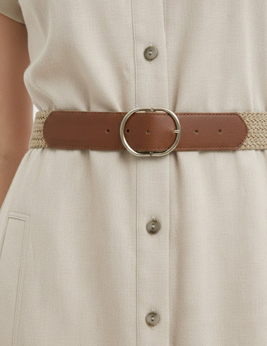 Vestido Chanel Beige Kinsley