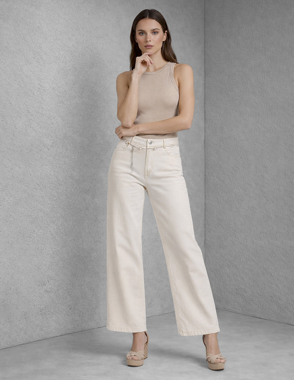 Pantalón Hueso Marlene