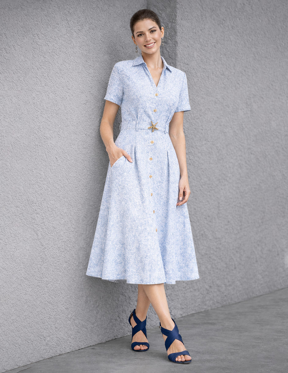 Vestido Azul Cielo Alexia