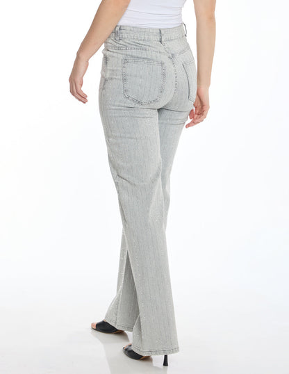Jeans Recto Gris Esenciales