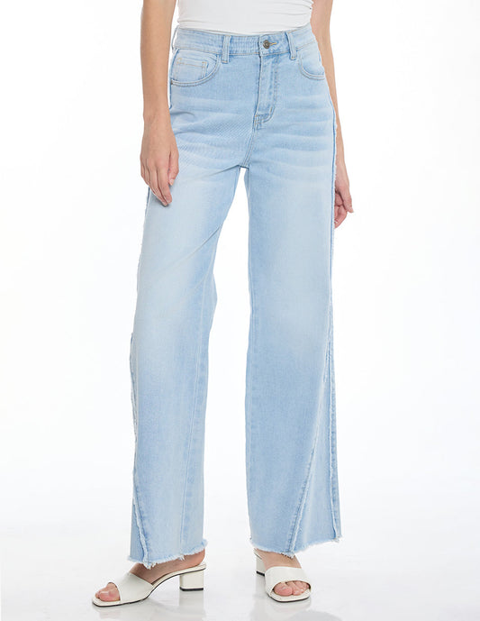 Jeans Sesgados Azul Esenciales