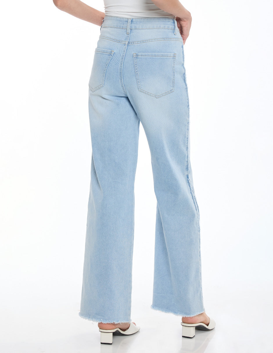 Jeans Sesgados Azul Esenciales