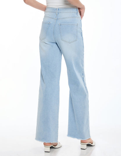 Jeans Sesgados Azul Esenciales