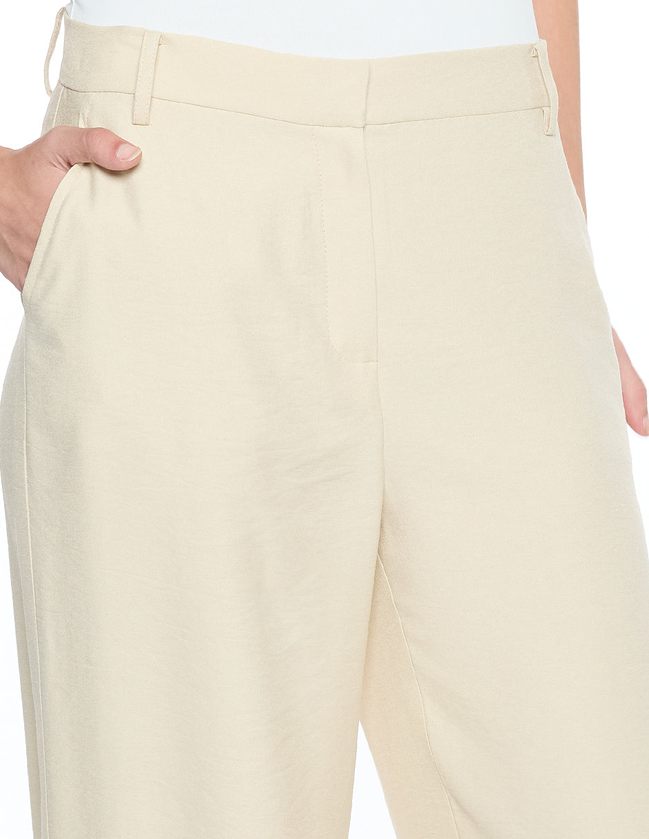 Pantalón Amplio Recto Esenciales