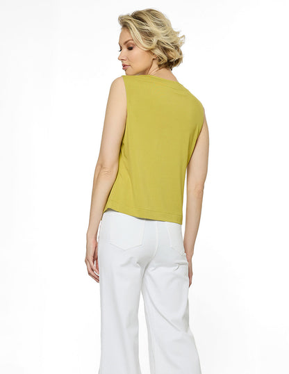 Blusa Lisa sin Mangas Esenciales