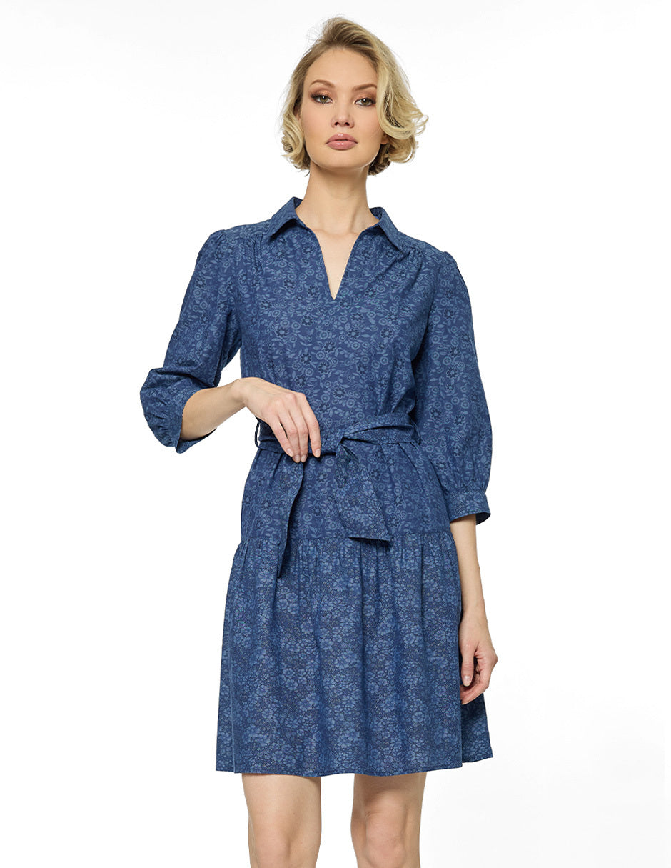 Vestido Marino Corto Esenciales