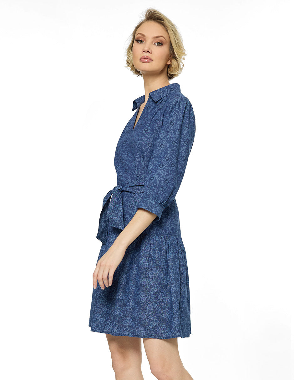 Vestido Marino Corto Esenciales