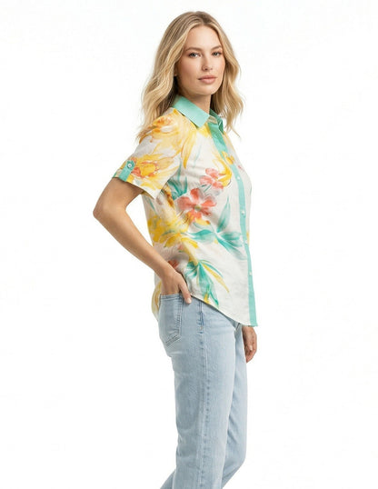 Blusa Blanco Estampada Esenciales