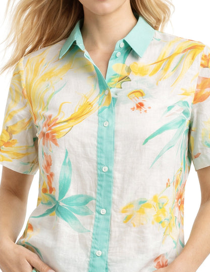 Blusa Blanco Estampada Esenciales