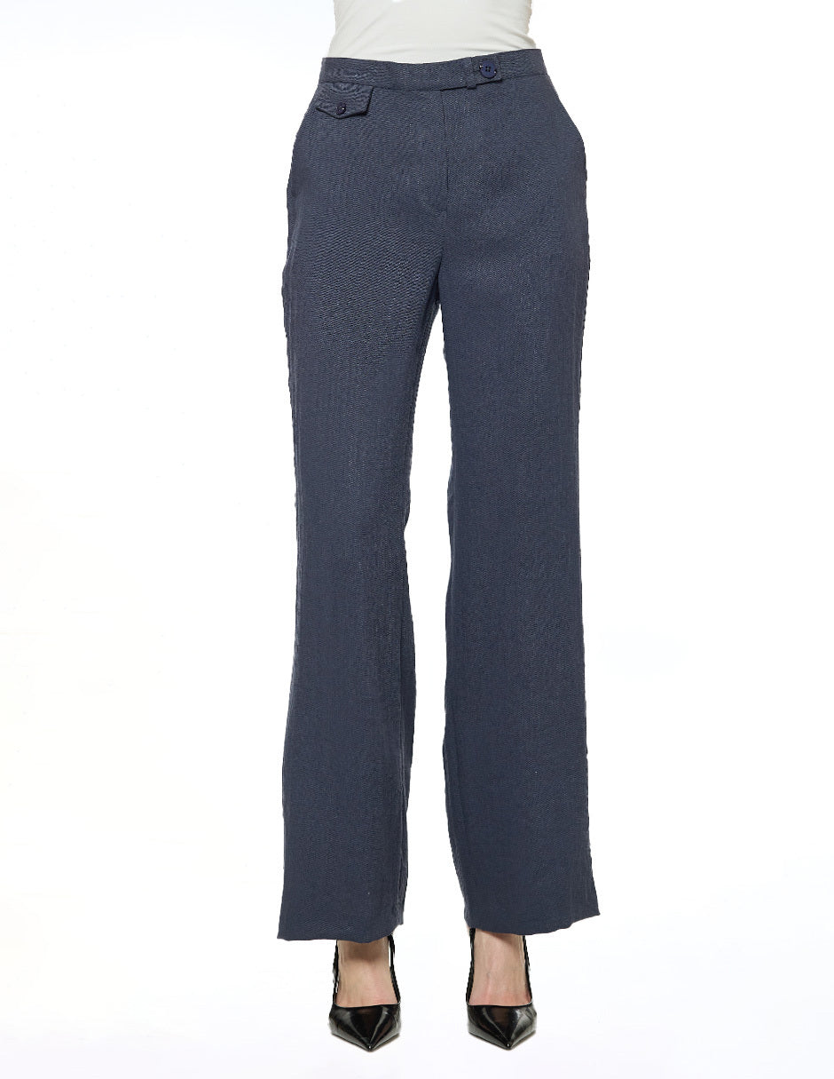 Pantalón Liso Marino Esenciales