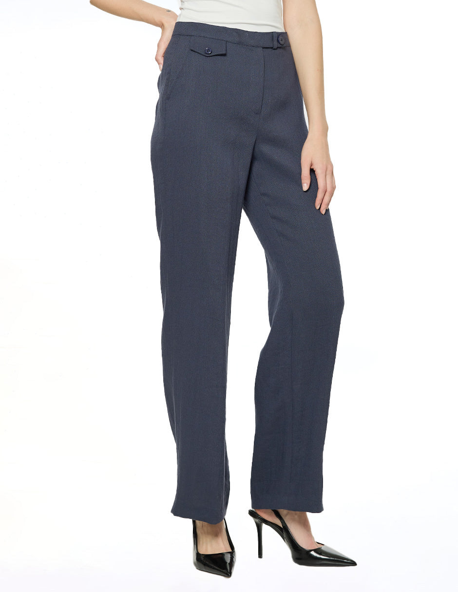 Pantalón Liso Marino Esenciales