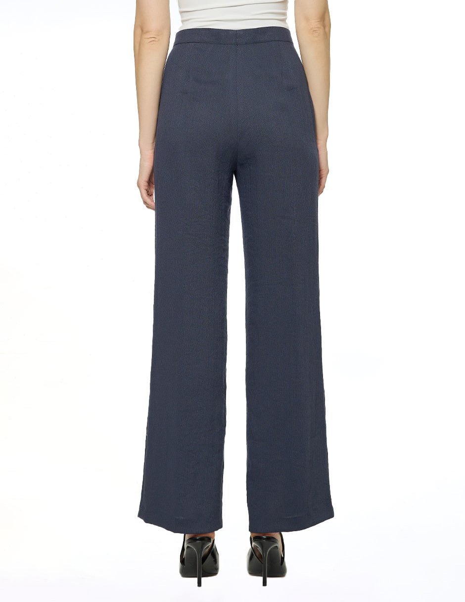 Pantalón Liso Marino Esenciales