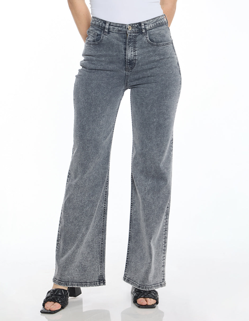 Jeans Gris Recto Esenciales