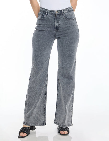 Jeans Gris Recto Esenciales