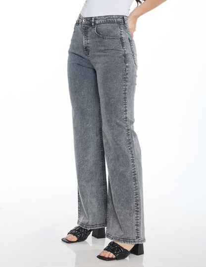 Jeans Gris Recto Esenciales