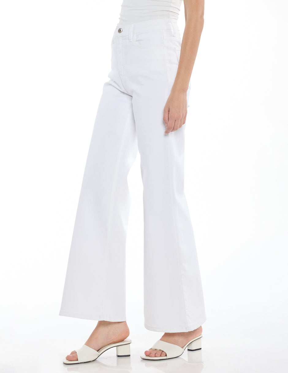Jeans Blancos Mezclilla Esenciales