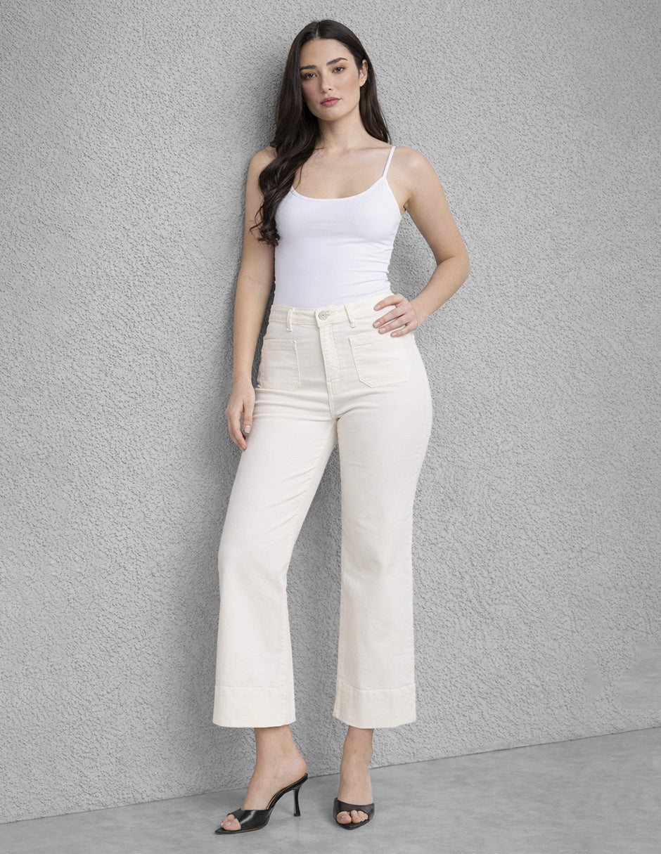 Jeans Liso Blancos Esenciales