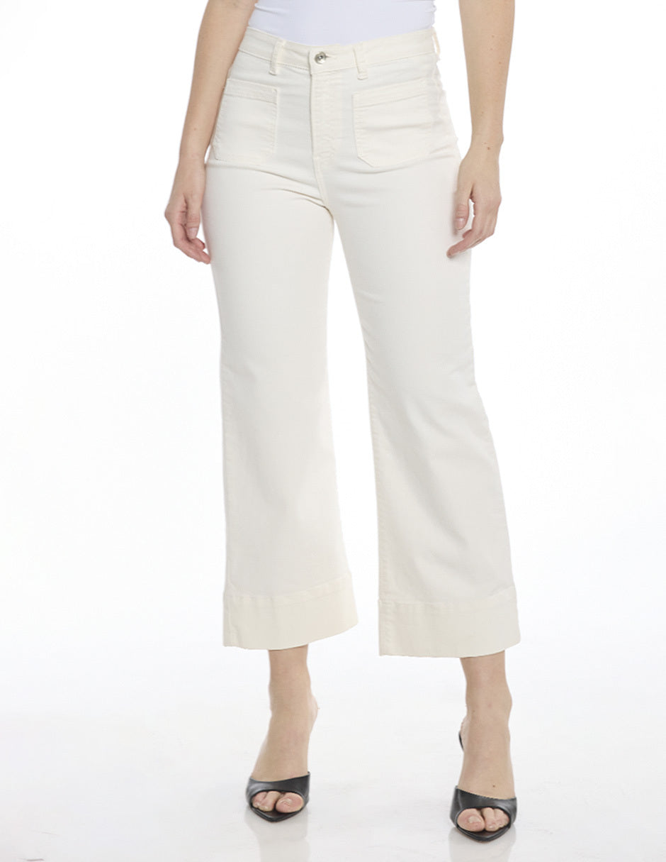 Jeans Liso Blancos Esenciales