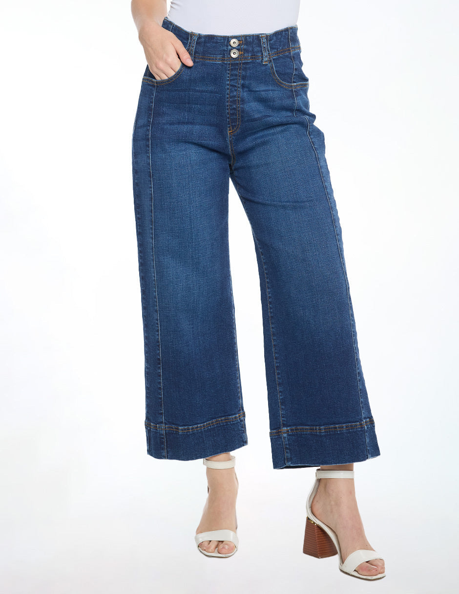 Jeans Marino Amplio Esenciales