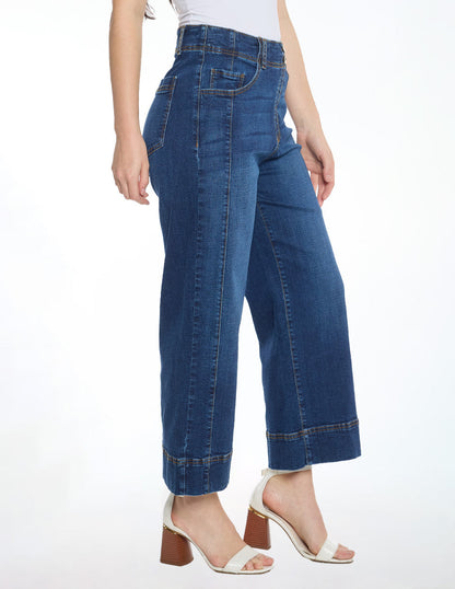 Jeans Marino Amplio Esenciales