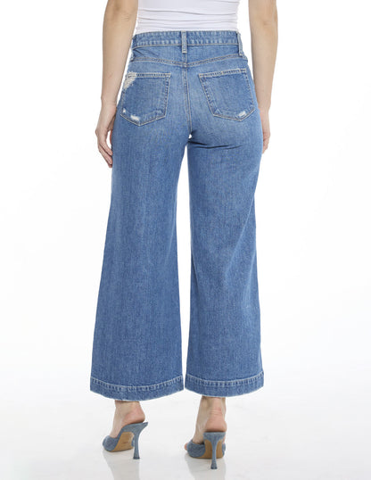 Jeans Deslavado Azul Esenciales