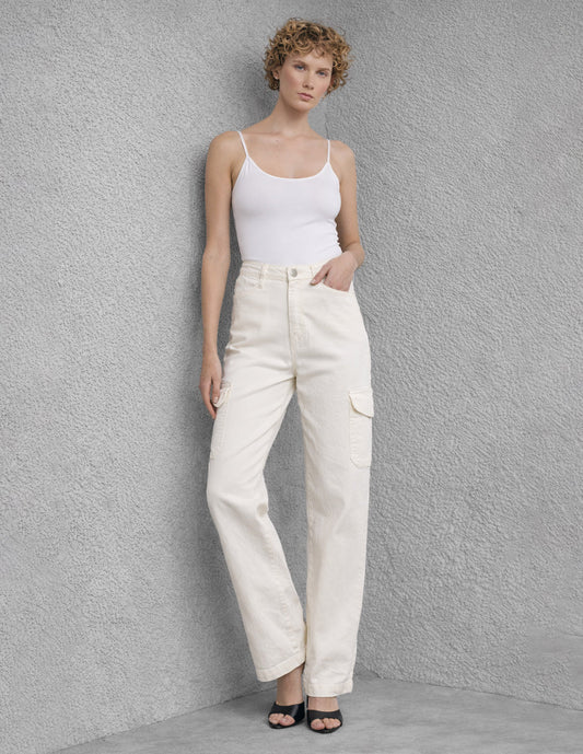 Jeans Blanco Esenciales