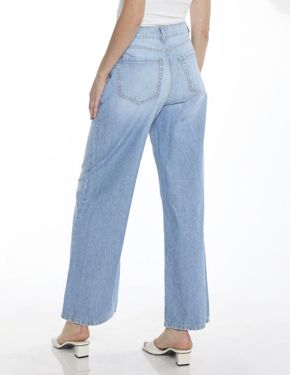 Jeans Pierna Amplia Esenciales