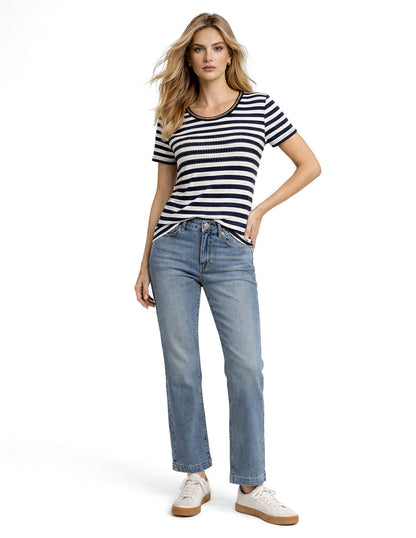 Blusa Marino Rayas Esenciales