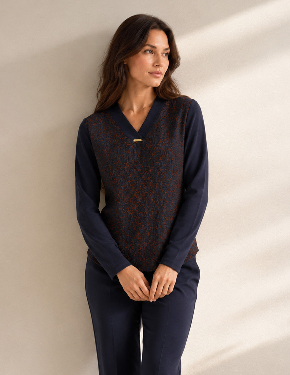 Blusa Marino Esenciales