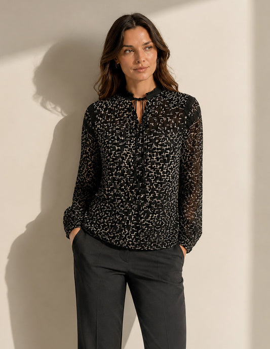 Blusa Negro Esenciales