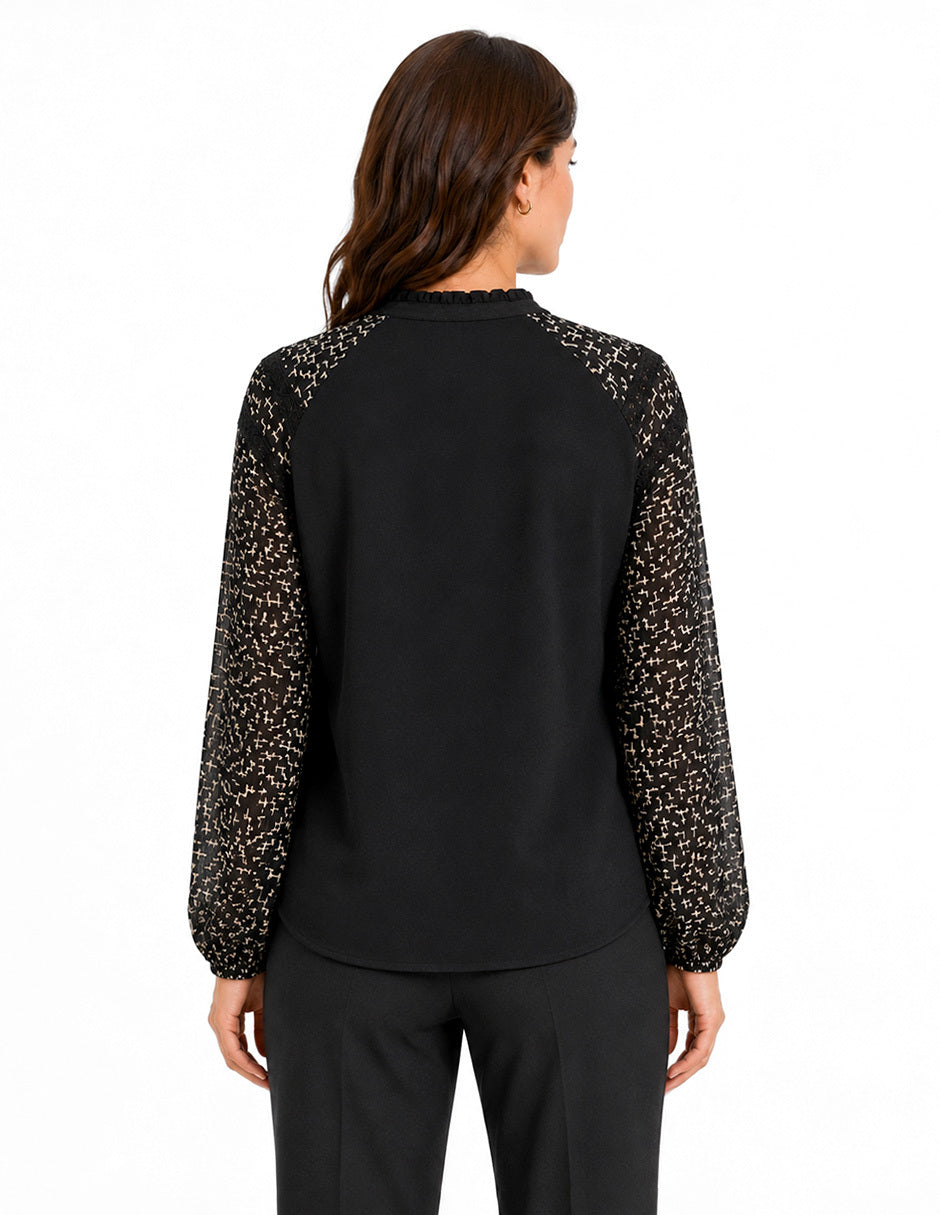 Blusa Negro Esenciales